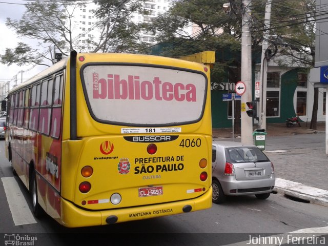Auto Viação Urubupungá 4060 na cidade de São Paulo, São Paulo, Brasil, por Johnny Ferreira. Número da foto: #2144258.