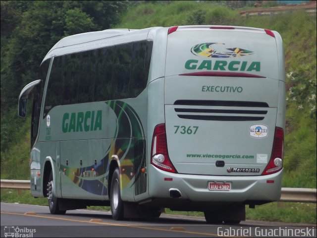 Viação Garcia 7367 na cidade de Imbaú, Paraná, Brasil, por Gabriel Guachineski. Número da foto: #2144929.