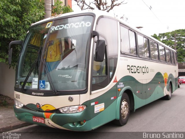Redenção Turismo 5650 na cidade de Taboão da Serra, São Paulo, Brasil, por Bruno Santino. Número da foto: #2144807.