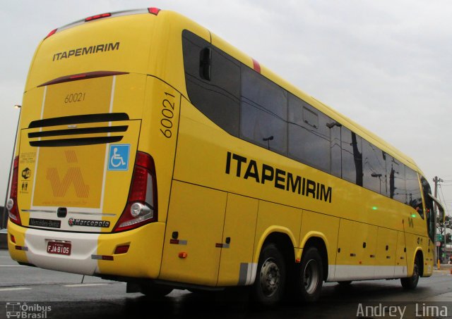 Viação Itapemirim 60021 na cidade de São Paulo, São Paulo, Brasil, por Andrey  Lima. Número da foto: #2089434.