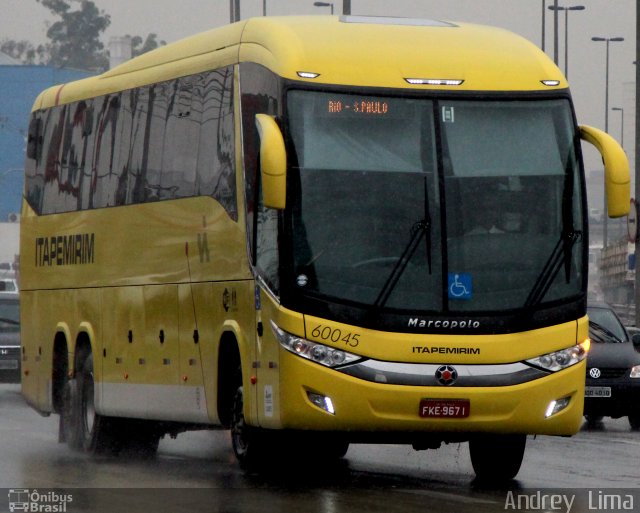 Viação Itapemirim 60045 na cidade de São Paulo, São Paulo, Brasil, por Andrey  Lima. ID da foto: 2090453.