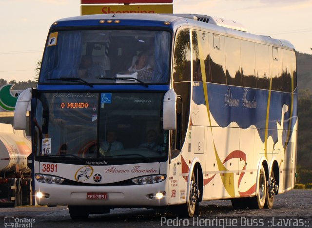 Advance Transatur 3891 na cidade de Ribeirão Vermelho, Minas Gerais, Brasil, por Pedro Henrique Gumercindo da Silva. ID da foto: 2090166.