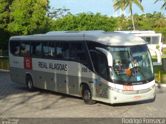 Real Alagoas de Viação 098 na cidade de Maceió, Alagoas, Brasil, por Rodrigo Fonseca. Número da foto: #2090479.