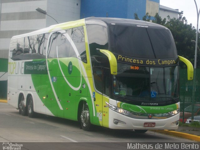 Expresso Princesa dos Campos 6333 na cidade de São Paulo, São Paulo, Brasil, por Matheus de Melo Bento. ID da foto: 2091632.