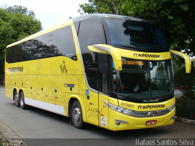 Viação Itapemirim 603967 na cidade de São Paulo, São Paulo, Brasil, por Rafael Santos Silva. Número da foto: #2092401.