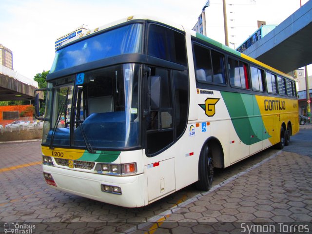 Empresa Gontijo de Transportes 11200 na cidade de Belo Horizonte, Minas Gerais, Brasil, por Symon Torres. ID da foto: 2092602.