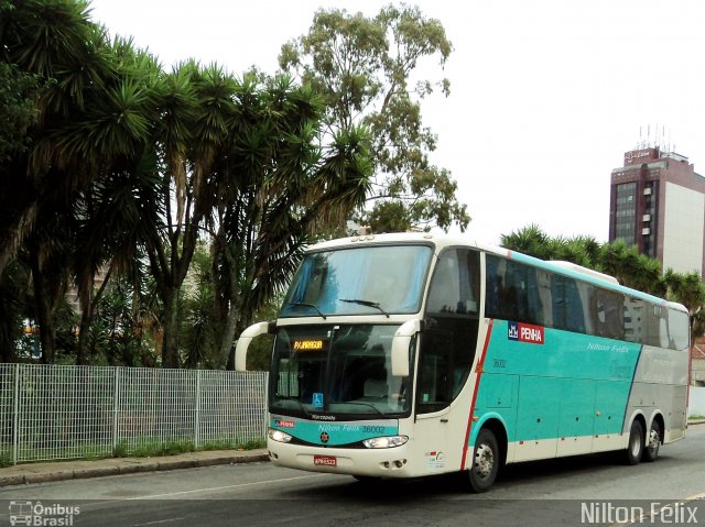 Empresa de Ônibus Nossa Senhora da Penha 36002 na cidade de Curitiba, Paraná, Brasil, por Nilton Félix da Silva. ID da foto: 2091259.