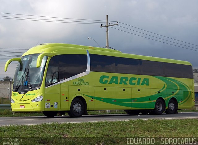 Viação Garcia 7889 na cidade de Indaiatuba, São Paulo, Brasil, por EDUARDO - SOROCABUS. Número da foto: #2092778.