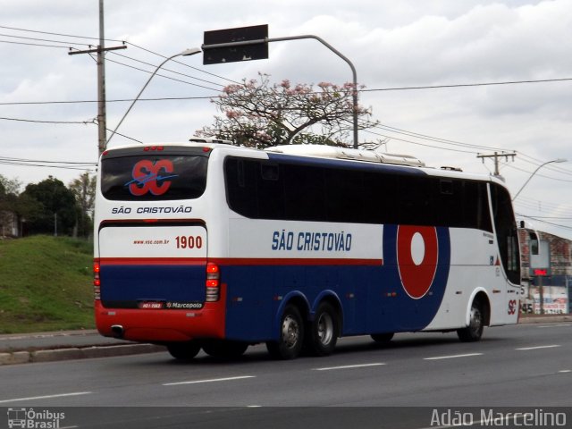Viação São Cristóvão 1900 na cidade de Belo Horizonte, Minas Gerais, Brasil, por Adão Raimundo Marcelino. Número da foto: #2094921.