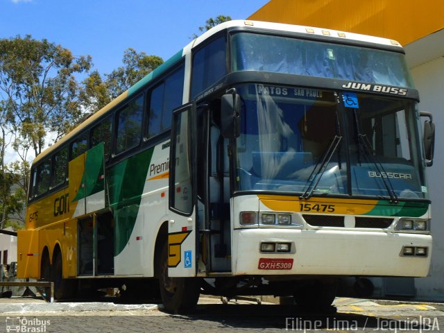 Empresa Gontijo de Transportes 15475 na cidade de Jequié, Bahia, Brasil, por Filipe Lima. ID da foto: 2096476.