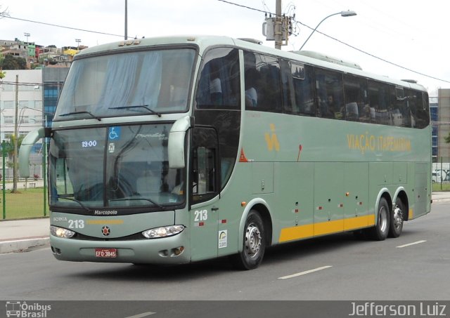 Viação Itapemirim 213 na cidade de Vitória, Espírito Santo, Brasil, por J.  Luiz. ID da foto: 2096119.