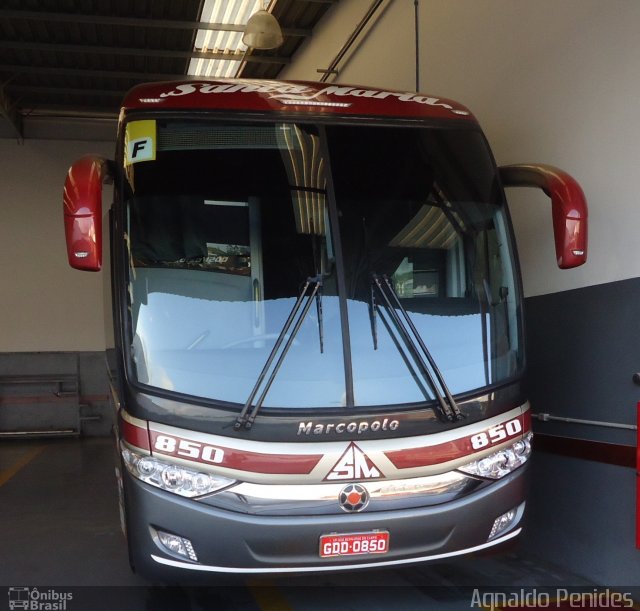 Santa Maria Fretamento e Turismo > Transportes Santa Maria(SP) 850 na cidade de São Bernardo do Campo, São Paulo, Brasil, por Agnaldo Penides. Número da foto: #2097097.