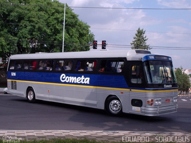 Viação Cometa 1216 na cidade de Sorocaba, São Paulo, Brasil, por EDUARDO - SOROCABUS. ID da foto: 2096767.