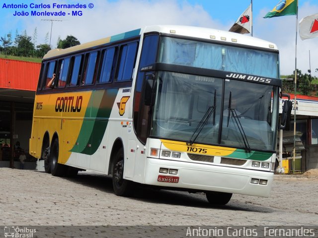 Empresa Gontijo de Transportes 11075 na cidade de João Monlevade, Minas Gerais, Brasil, por Antonio Carlos Fernandes. ID da foto: 2095842.