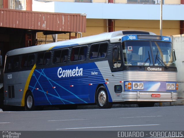 Viação Cometa 1233 na cidade de Sorocaba, São Paulo, Brasil, por EDUARDO - SOROCABUS. ID da foto: 2095823.