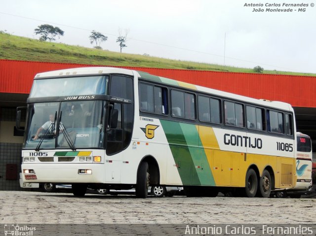 Empresa Gontijo de Transportes 11085 na cidade de João Monlevade, Minas Gerais, Brasil, por Antonio Carlos Fernandes. ID da foto: 2097872.