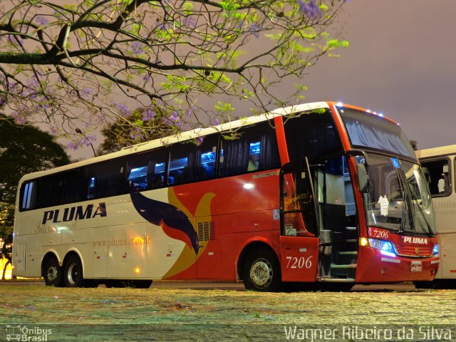Pluma Conforto e Turismo 7206 na cidade de São Paulo, São Paulo, Brasil, por Wagner Ribeiro da Silva. Número da foto: #2099331.