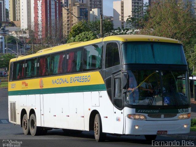 Nacional Expresso 16311 na cidade de Ribeirão Preto, São Paulo, Brasil, por Fernando Reis. Número da foto: #2097939.