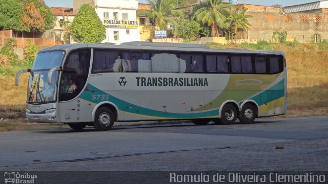 Transbrasiliana Transportes e Turismo 5733 na cidade de São Luís, Maranhão, Brasil, por Romulo de Oliveira Clementino. ID da foto: 2099100.