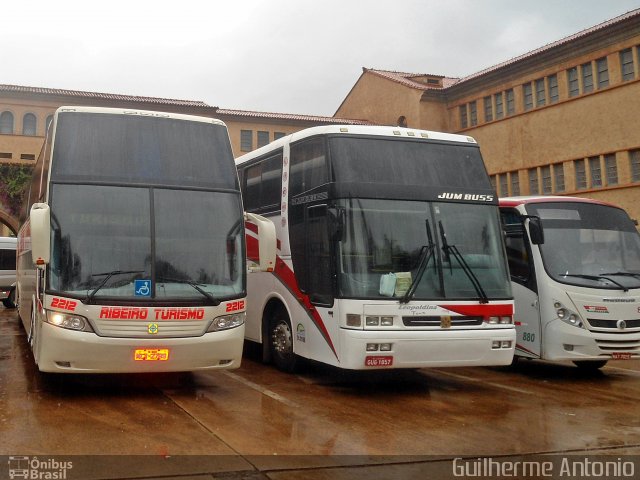 Ribeiro Turismo 2212 na cidade de Araxá, Minas Gerais, Brasil, por Guilherme Antonio. Número da foto: #2098820.