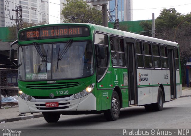 Viação Santa Brígida 1 1238 na cidade de São Paulo, São Paulo, Brasil, por Cristiano Soares da Silva. Número da foto: #2098822.