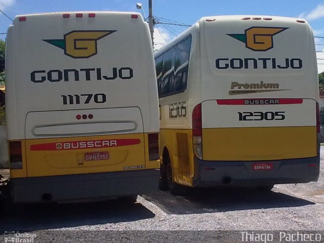 Empresa Gontijo de Transportes 11170 na cidade de Januária, Minas Gerais, Brasil, por Thiago  Pacheco. Número da foto: #2100719.