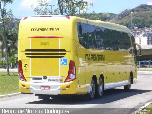 Viação Itapemirim 60605 na cidade de Florianópolis, Santa Catarina, Brasil, por Henrique Moreira Rodrigues. Número da foto: #2100536.