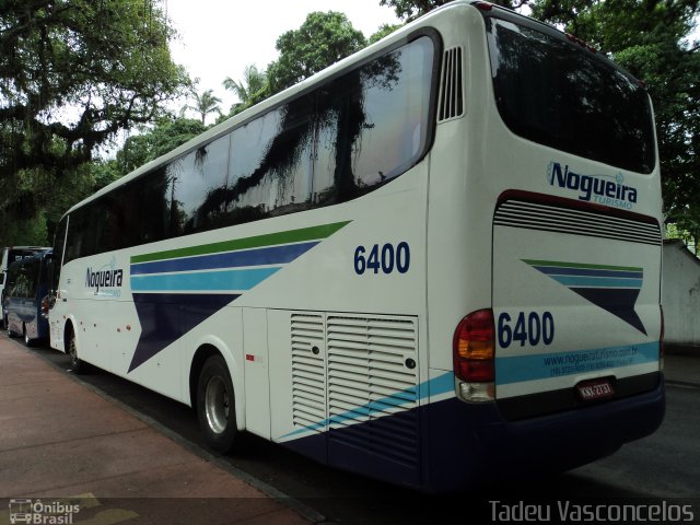 Nogueira Turismo 6400 na cidade de Rio de Janeiro, Rio de Janeiro, Brasil, por Tadeu Vasconcelos. Número da foto: #2100095.