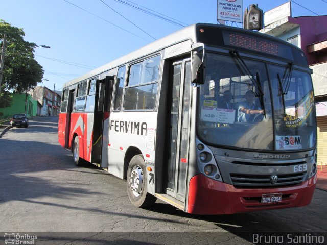 Viação Fervima 669 na cidade de Taboão da Serra, São Paulo, Brasil, por Bruno Santino. ID da foto: 2100140.