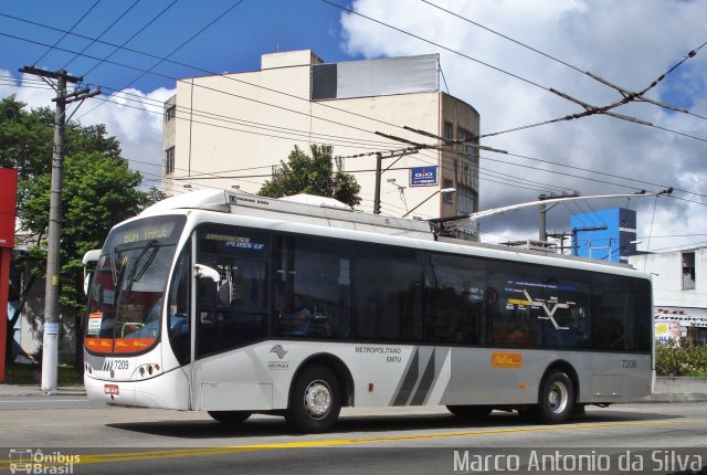 Metra - Sistema Metropolitano de Transporte 7209 na cidade de São Bernardo do Campo, São Paulo, Brasil, por Marco Antonio da Silva. Número da foto: #2100079.
