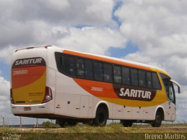 Saritur - Santa Rita Transporte Urbano e Rodoviário 28660 na cidade de Capelinha, Minas Gerais, Brasil, por Breno Martins. Número da foto: #2100514.