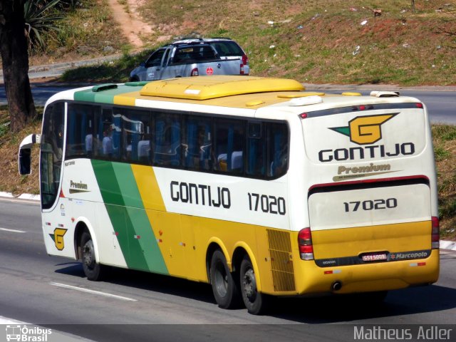 Empresa Gontijo de Transportes 17020 na cidade de Belo Horizonte, Minas Gerais, Brasil, por Matheus Adler. Número da foto: #2100046.