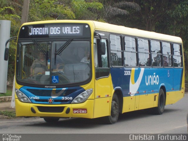 Viação União 3308 na cidade de Viçosa, Minas Gerais, Brasil, por Christian  Fortunato. Número da foto: #2100044.