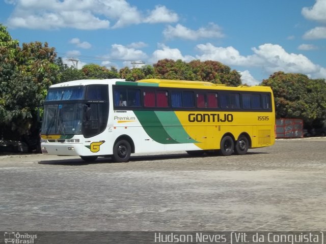Empresa Gontijo de Transportes 15515 na cidade de Vitória da Conquista, Bahia, Brasil, por Hudson Neves. Número da foto: #2100766.