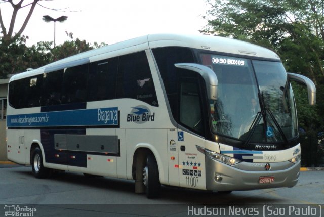 Auto Viação Bragança 11007 na cidade de São Paulo, São Paulo, Brasil, por Hudson Neves. Número da foto: #2100783.