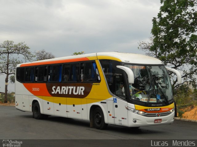 Saritur - Santa Rita Transporte Urbano e Rodoviário 30550 na cidade de Montes Claros, Minas Gerais, Brasil, por Lucas  Mendes. ID da foto: 2100781.