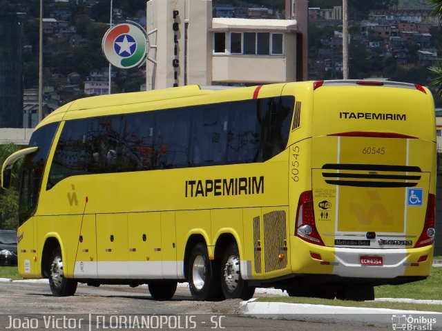 Viação Itapemirim 60545 na cidade de Florianópolis, Santa Catarina, Brasil, por João Victor. Número da foto: #2147213.