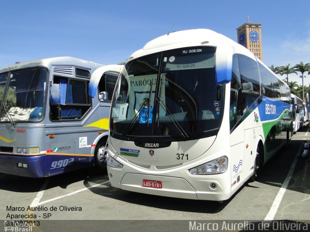 Bel-Tour Transportes e Turismo 371 na cidade de Aparecida, São Paulo, Brasil, por Marco Aurélio de Oliveira. ID da foto: 2148010.