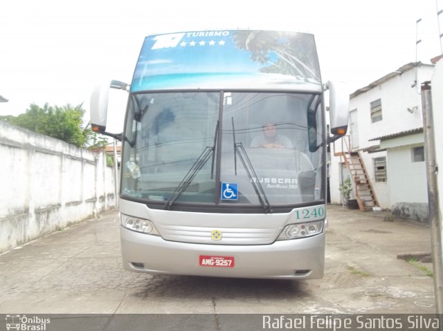 Transmariane Turismo 1240 na cidade de Campo Belo, Minas Gerais, Brasil, por Rafael Felipe Santos Silva. Número da foto: #2147743.