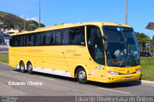 Viação Itapemirim 7005 na cidade de Vitória, Espírito Santo, Brasil, por Eduardo Oliveira. ID da foto: 2166844.