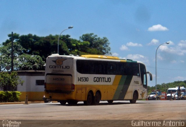 Empresa Gontijo de Transportes 14530 na cidade de Araxá, Minas Gerais, Brasil, por Guilherme Antonio. Número da foto: #2165595.