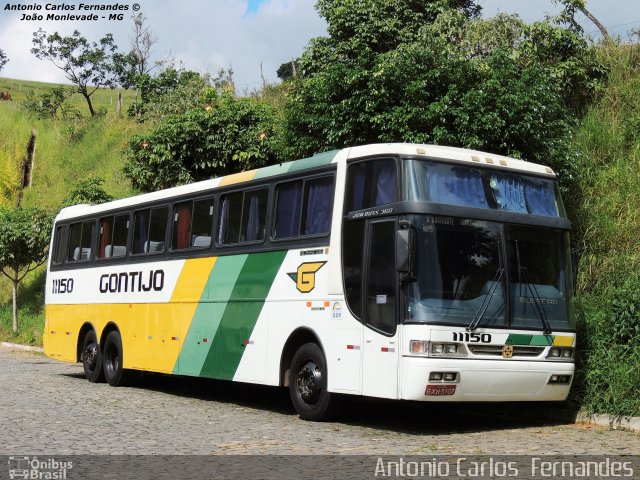 Empresa Gontijo de Transportes 11150 na cidade de João Monlevade, Minas Gerais, Brasil, por Antonio Carlos Fernandes. ID da foto: 2165655.