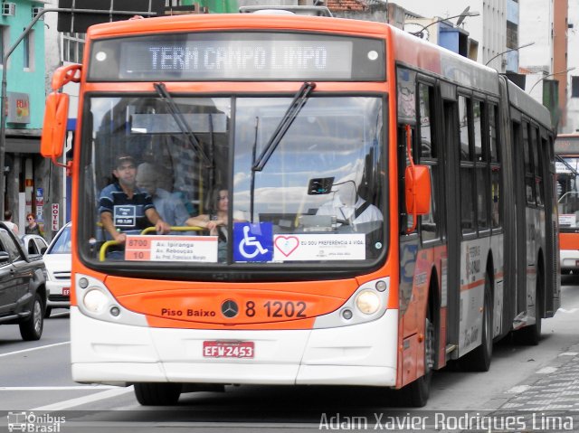 TRANSPPASS - Transporte de Passageiros 8 1202 na cidade de São Paulo, São Paulo, Brasil, por Adam Xavier Rodrigues Lima. ID da foto: 2166408.