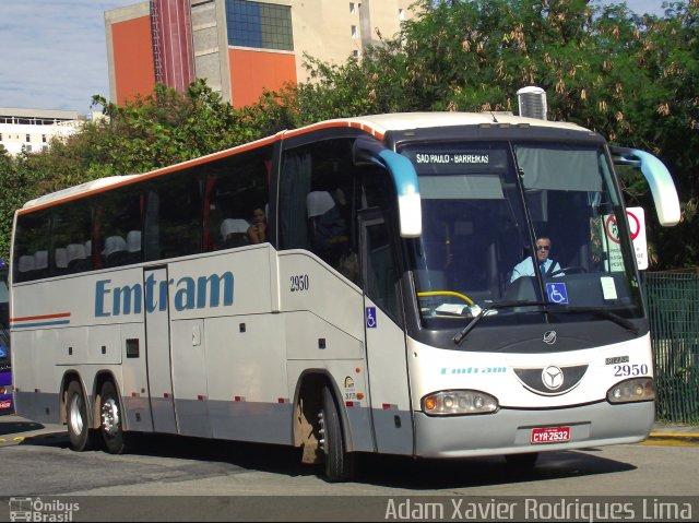 Emtram 2950 na cidade de São Paulo, São Paulo, Brasil, por Adam Xavier Rodrigues Lima. Número da foto: #2165382.