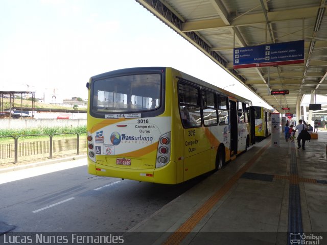 Viação Campo dos Ouros 3016 na cidade de Guarulhos, São Paulo, Brasil, por Lucas Nunes Fernandes. ID da foto: 2166509.