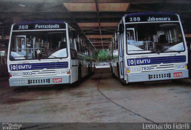 EMTU - Empresa Metrop. de Transp. Urbanos 8003 na cidade de São Paulo, São Paulo, Brasil, por Leonardo Fidelli. Número da foto: #2165829.