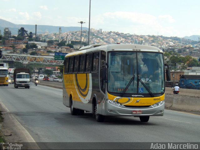 Viação Santa Edwiges R800 na cidade de Belo Horizonte, Minas Gerais, Brasil, por Adão Raimundo Marcelino. ID da foto: 2168675.