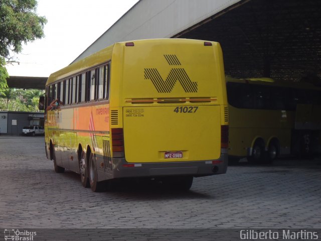 Viação Itapemirim 41027 na cidade de Vitória, Espírito Santo, Brasil, por Gilberto Martins. ID da foto: 2170904.