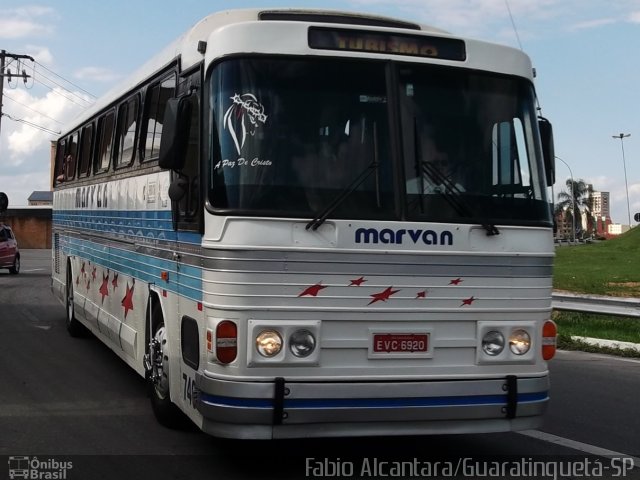 Marvan Turismo e Transportes 740 na cidade de Aparecida, São Paulo, Brasil, por Fabio Alcantara. Número da foto: #2169203.