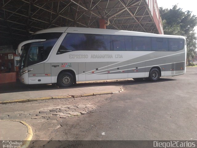Expresso Adamantina 11020 na cidade de Tupã, São Paulo, Brasil, por Diego Carlos Oliveira. Número da foto: #2170692.
